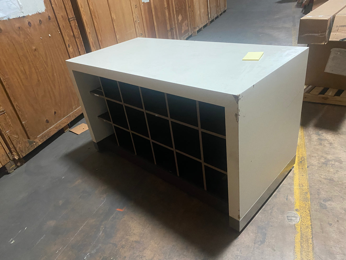 Display Cabinet / Workbench on rolling castors