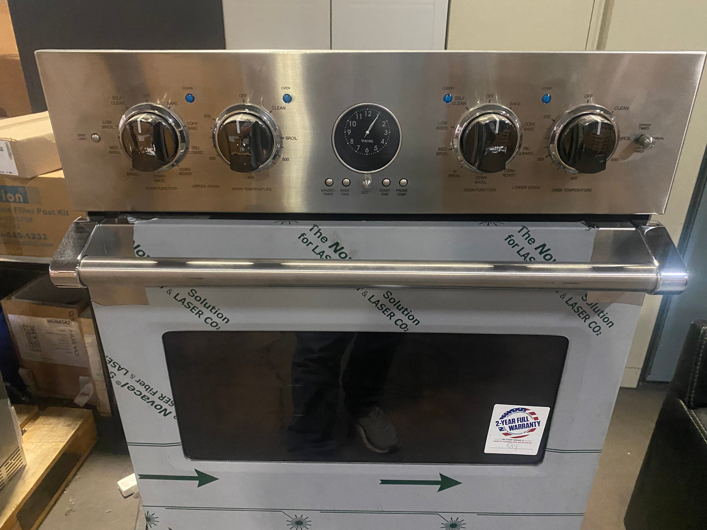 Viking Double Wall Oven - VDOE527SS01