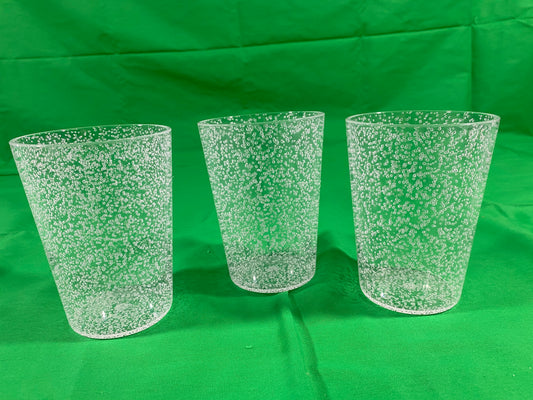 Plastic glasses